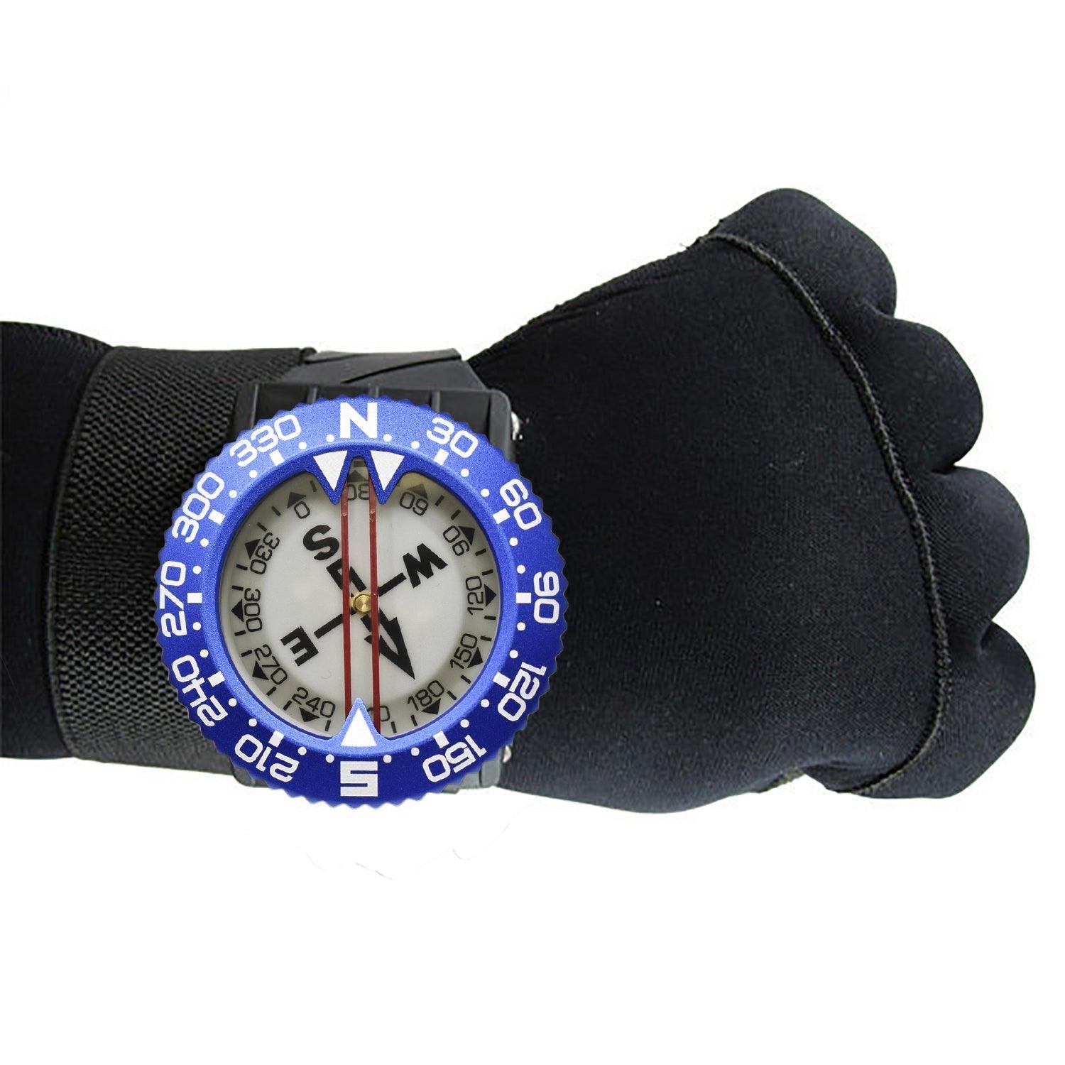 Scuba Choice Diving Deluxe Aluminum Frame Wrist Compass - Scuba Choice