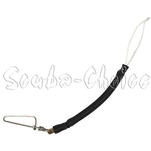 Spearfishing Speargun Shock Cord w/ Stainless Steel Snap, 11-1/8" - Scuba Choice