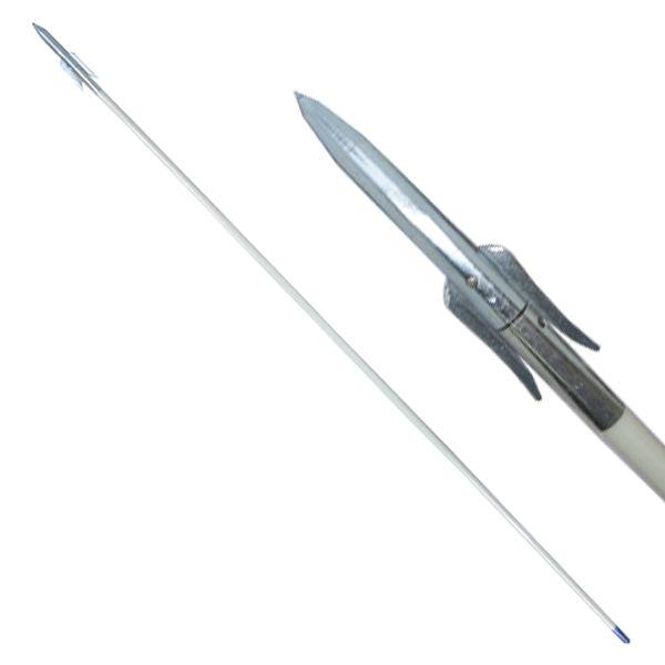36" Archery Bow Fishing Fish Hunting Arrow head with Silver Torpedo Tip - Scuba Choice