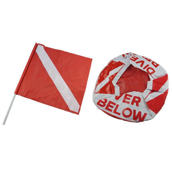 Inflatable Signal Floater with Dive Flag - Scuba Choice