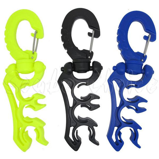 Scuba Choice Scuba Diving Dive Triple Hose Holder with Clip - Scuba Choice