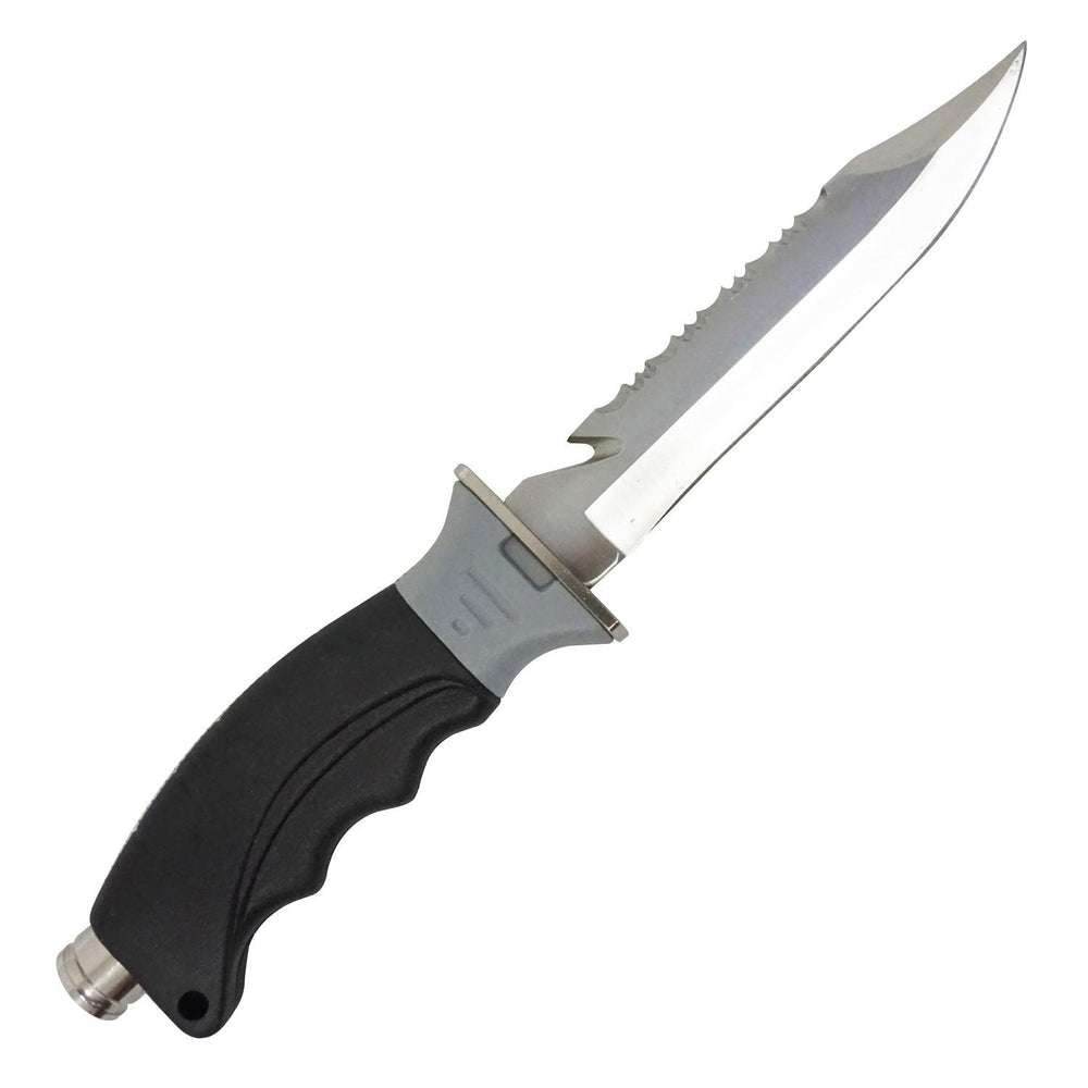 Spearfishing Heavy Duty Ultra Sharp 11" Japanese Steel Dive Knife - Scuba Choice