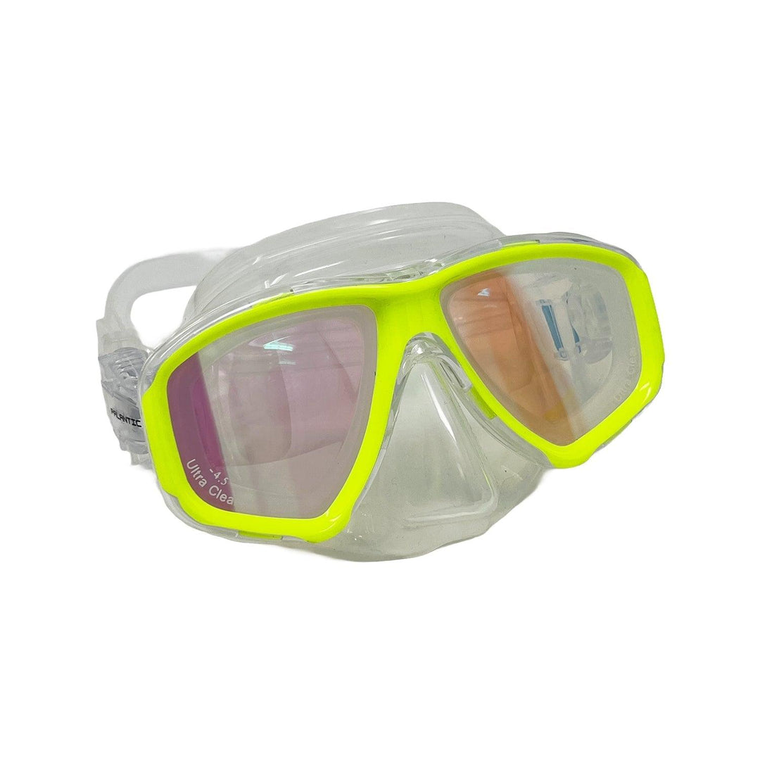 Palantic M36 UV Coated RX Nearsighted Lenses Neon Yellow Dive/Snorkeling Mask - Scuba Choice