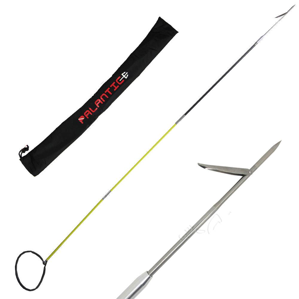 Hybrid Hawaiian Sling 7' Travel Spearfishing 3-Piece Pole Spear Single Barb Tip - Scuba Choice