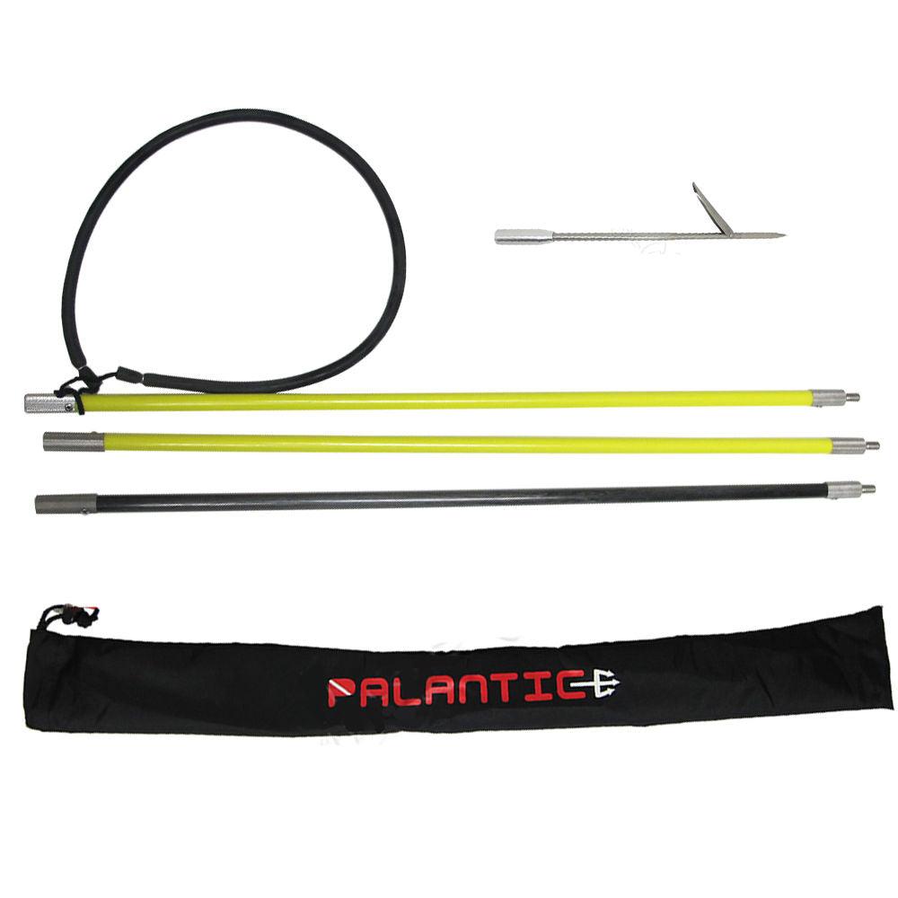 Hybrid Hawaiian Sling 7' Travel Spearfishing 3-Piece Pole Spear Single Barb Tip - Scuba Choice