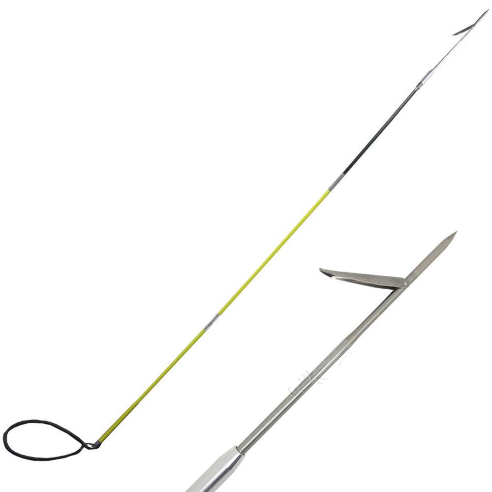 Hybrid Hawaiian Sling 9' Travel Spearfishing 3-Piece Pole Spear Single Flopper - Scuba Choice