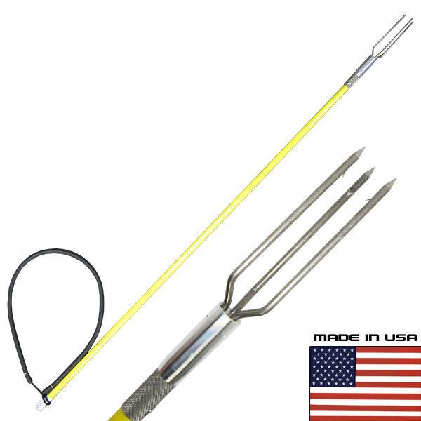 3.5' One Piece Spearfishing Fiber Glass Pole Spear Lionfish Tip Hawaiian Sling - Scuba Choice