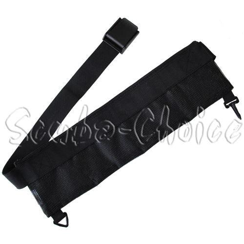 Scuba Diving BCD Weight Belt with 4 Pockets w/ Buckle & 47" Webbing - Scuba Choice