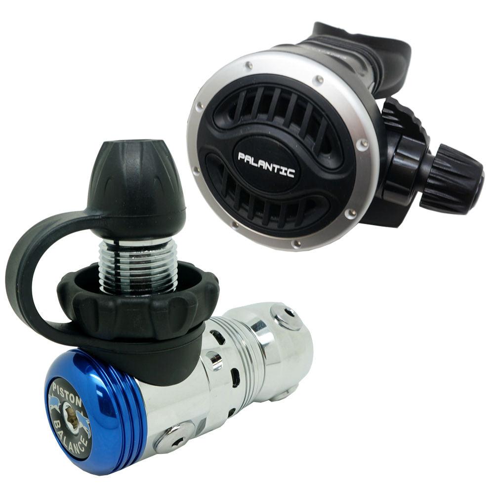 Scuba Diving Palantic AS103 DIN Regulator Adjustable Second Stage w/ 27" Hose - Scuba Choice