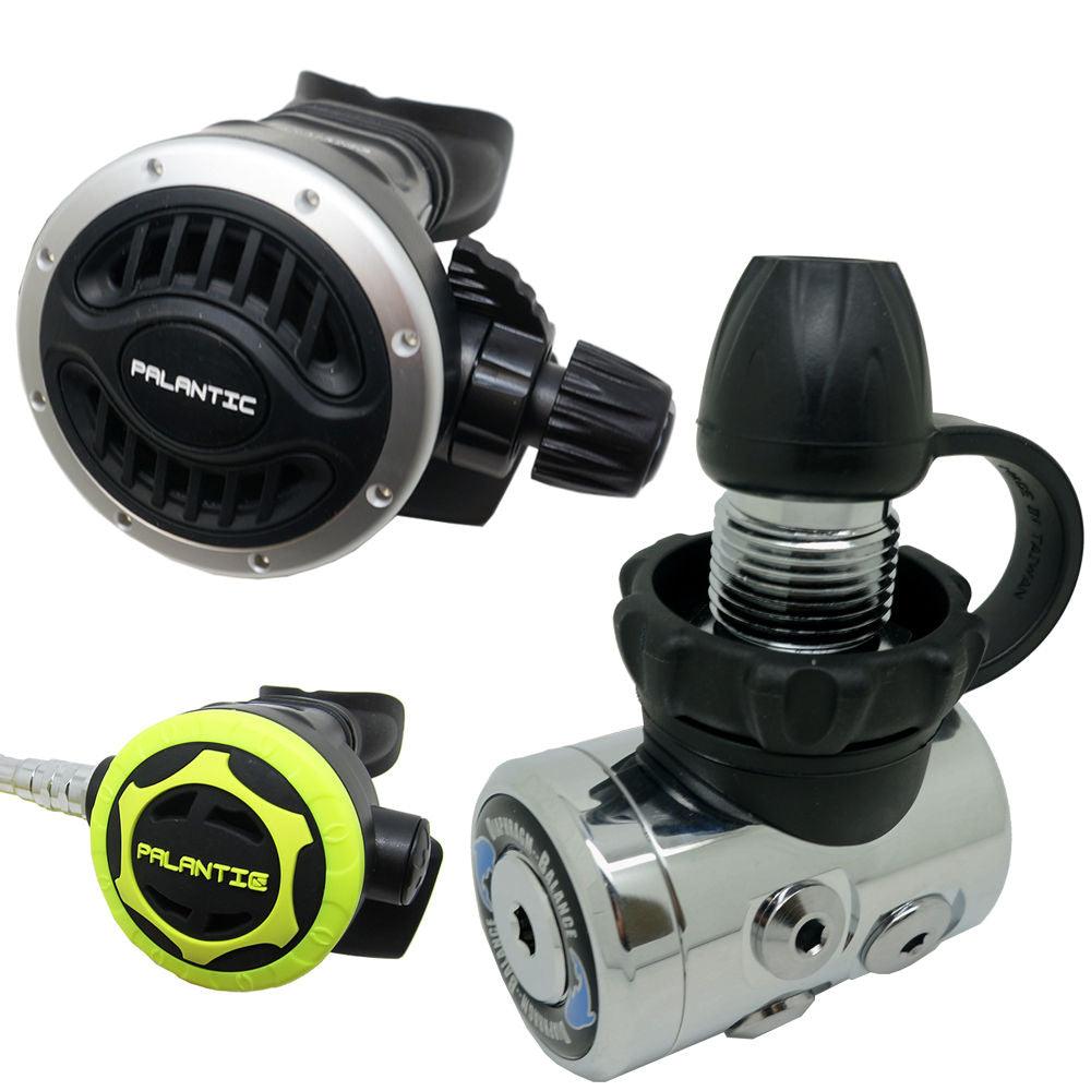 Scuba Diving Dive Palantic AS105 DIN Adjustable Regulator & Octopus Combo - Scuba Choice