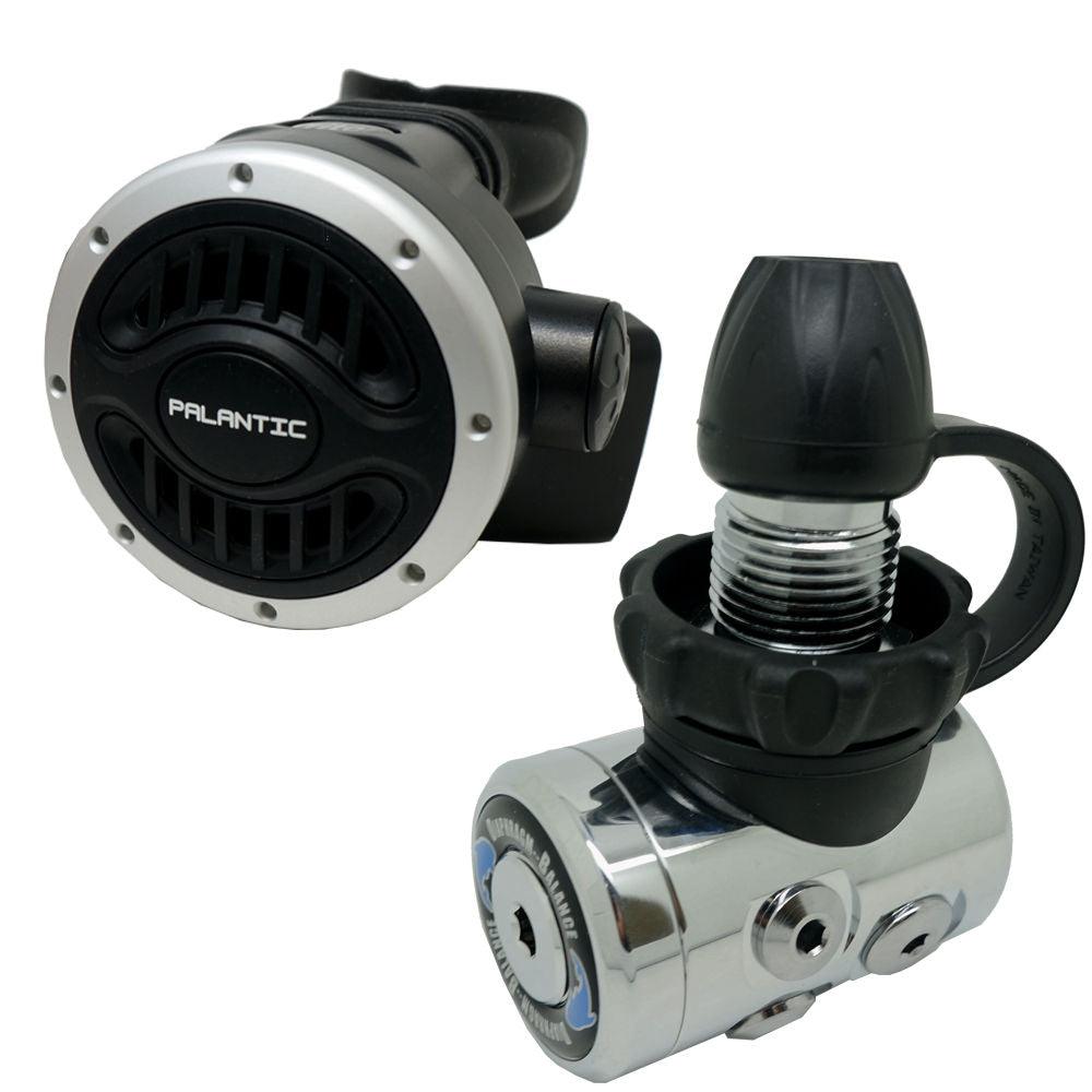 Scuba Diving Dive Palantic AS105 DIN Regulator 1st+2nd Stage w/ 27" Hose - Scuba Choice