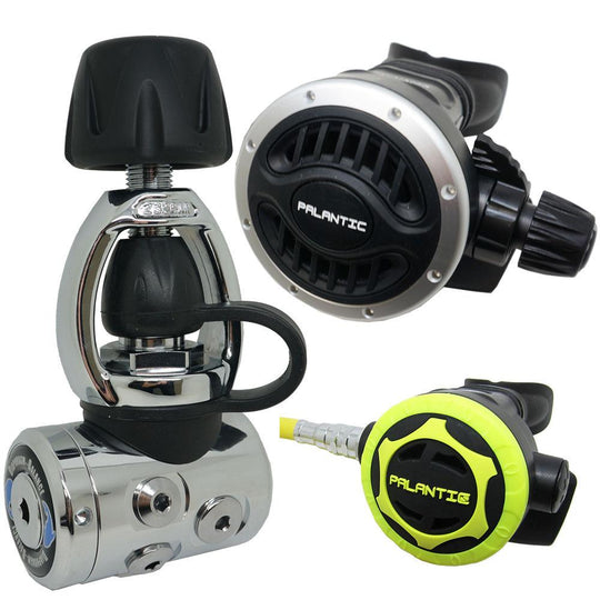 Scuba Diving Dive Palantic AS105 Yoke Adjustable Regulator & Octopus Combo - Scuba Choice