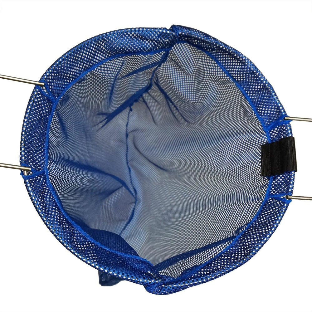 Scuba Choice Spearfishing 5mm S.S Handle Fish Mesh Bag, Blue, Large - Scuba Choice