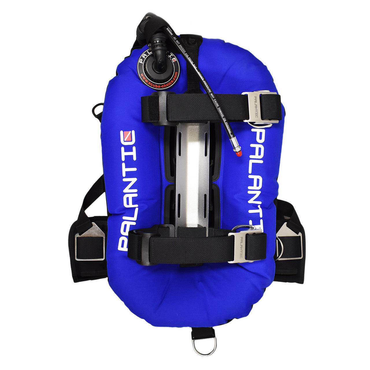 Palantic Donut Wing Single Tank Harness System 30lbs, Blue - Scuba Choice