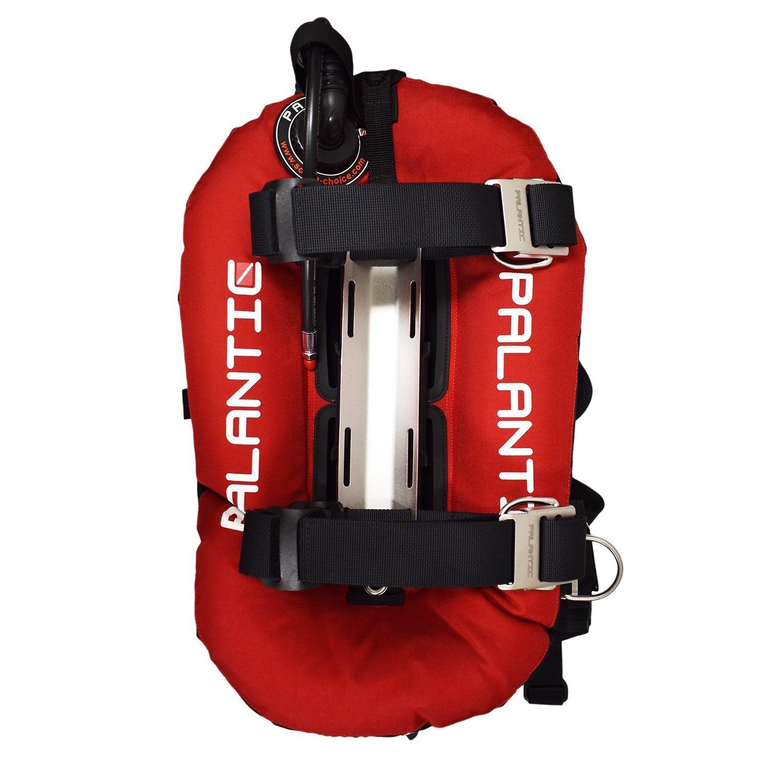 Palantic Donut Wing Single Tank Harness System, Red - Scuba Choice