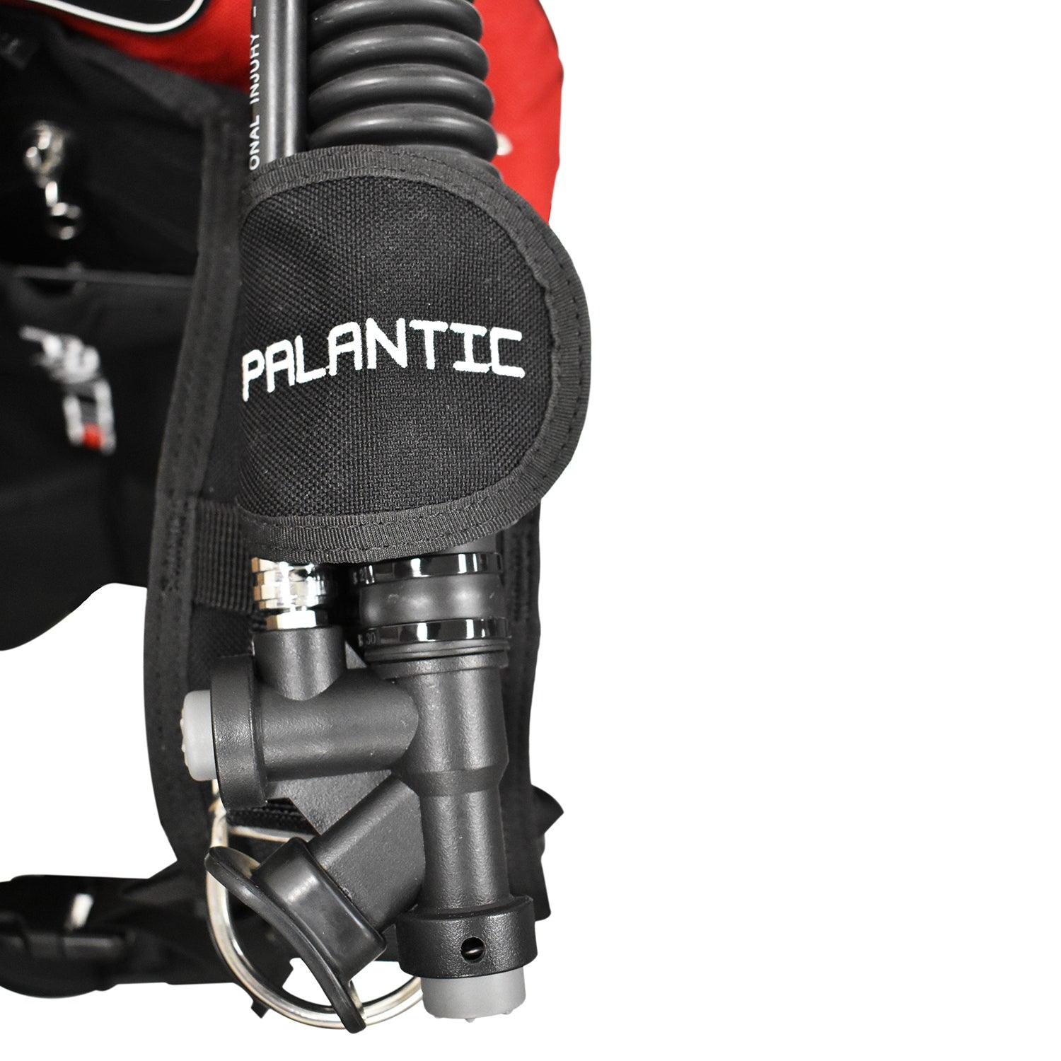 Palantic Donut Wing Single Tank Harness System, Red - Scuba Choice