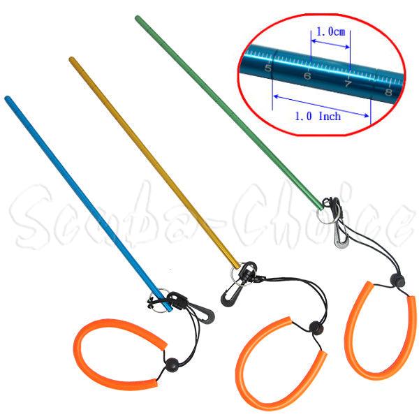 Scuba-Choice Scapt-102 | Calibro Subacqueo In Alluminio Per Aragoste E Molluschi, 9 Pollici Con Clip