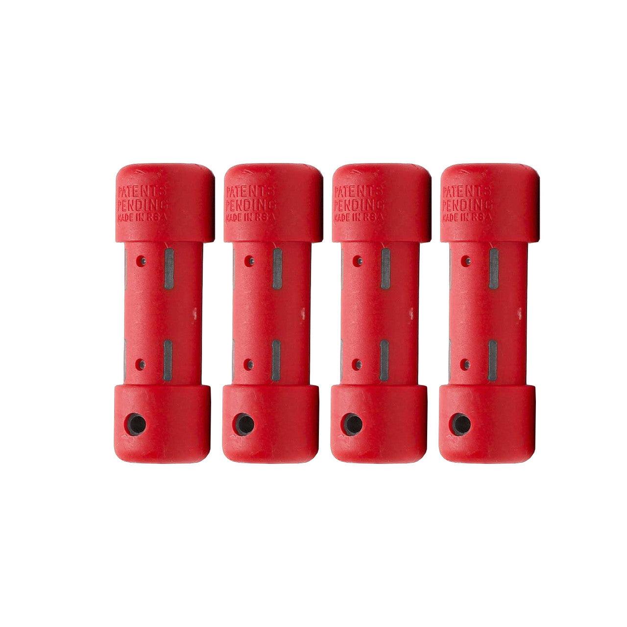 Scuba Diving 1.1lb Slug Weights 4pcs, Red - Scuba Choice